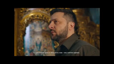 🇺🇦Graphic War🔥Easter Message Pres. Zelensky We ask God for Grace Make Dreams True - Christ Has Risen