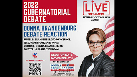 BNN (Brandenburg News Network) 10/29/2022 - Brandenburg - 2022 Gubernatorial Debate Reaction
