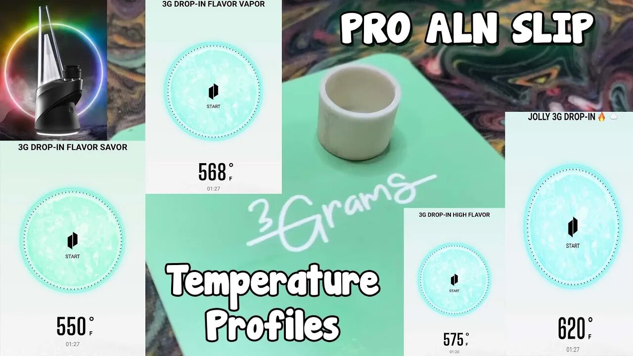 3GRAMSINC 4 Puffco Peak Pro PRO ALN Drop In Heat Profiles! Link In Description