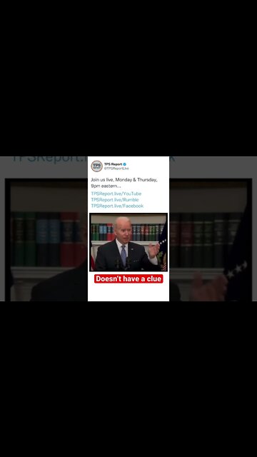 He has no clue what title 42 is, like most liberals #shorts #biden