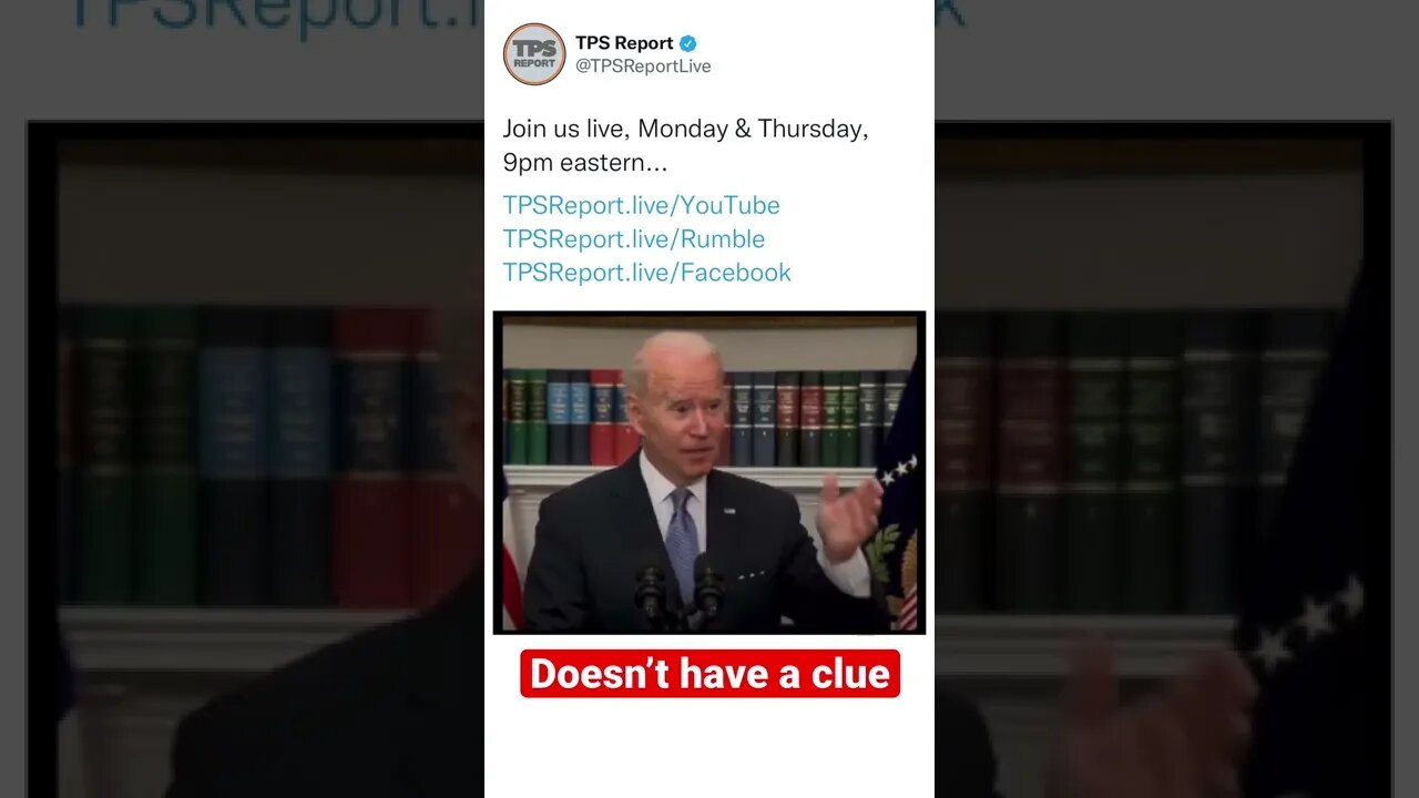 He has no clue what title 42 is, like most liberals #shorts #biden