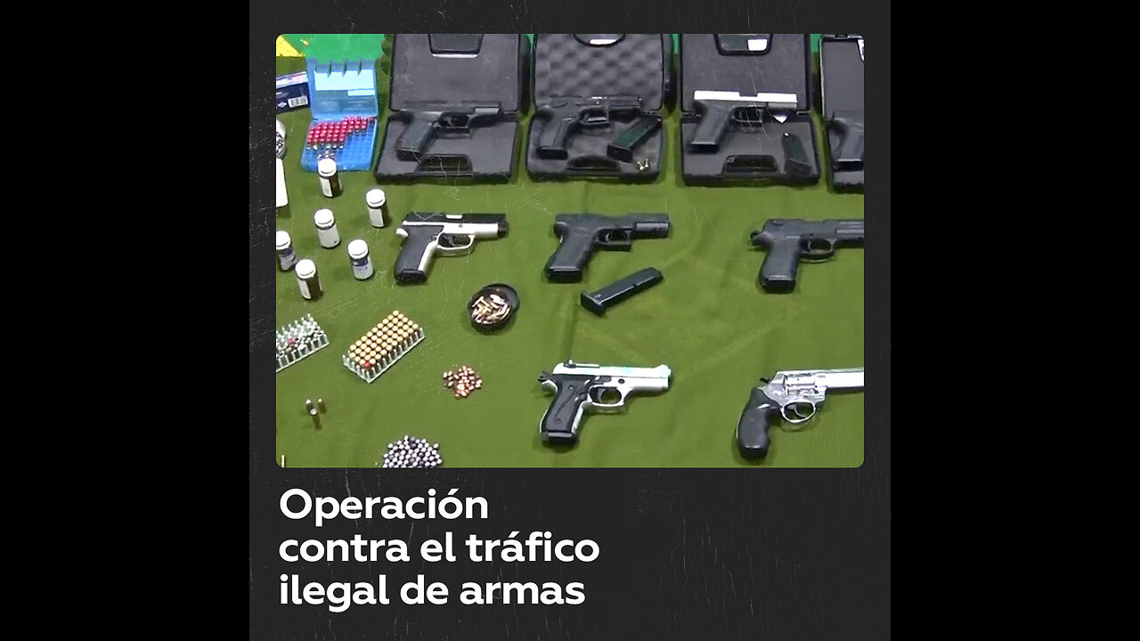 España realiza una operación contra el tráfico ilegal internacional de armas