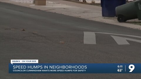 City Councilor Paul Cunningham wants to make it easier to put speed humps in neighborhoods