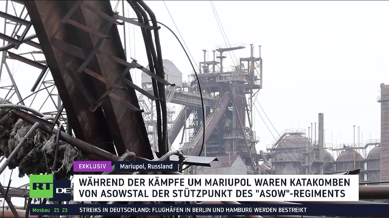 EXKLUSIV: Die Katakomben von "Asowstal" in Mariupol – RT DE wagt sich hinunter