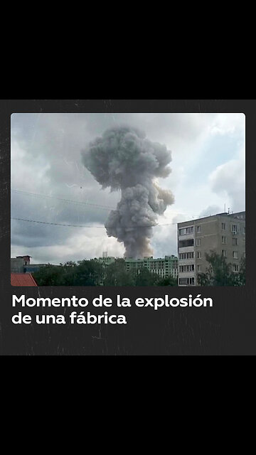 Fuerte explosión en la región de Moscú