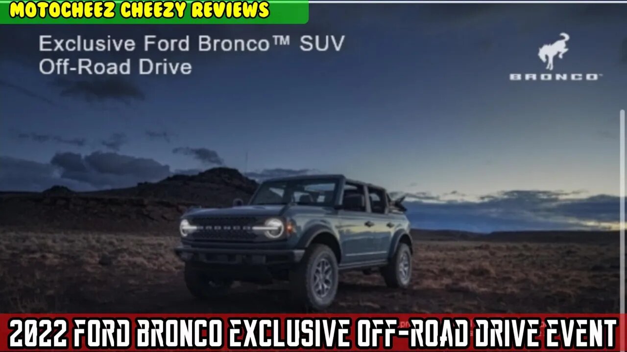 Ford Bronco event 2022. First drive, test of functions, off-road test drive, Ten mile river preserve