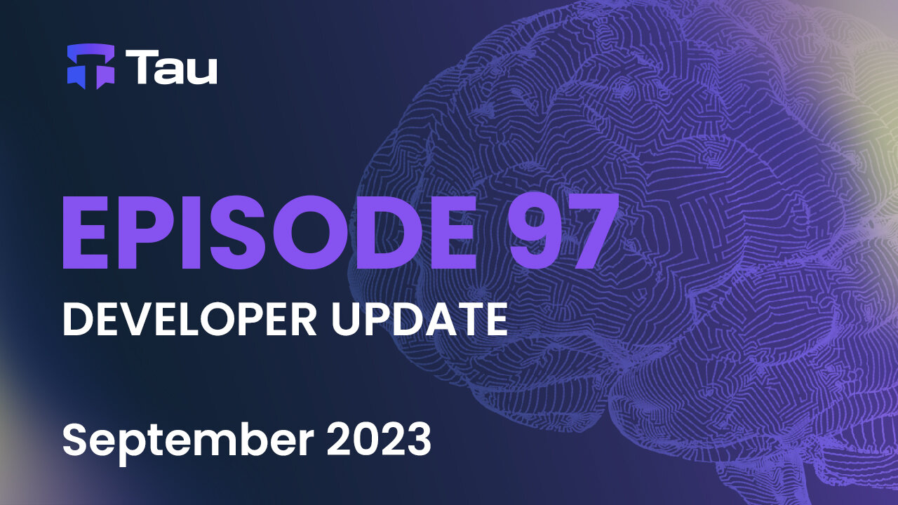 Tau Net AI Blockchain Network | Development Update | September 2023