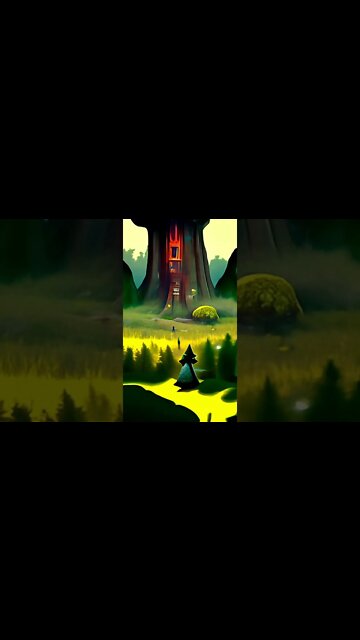 Peaceful #dream #treehouse #Art #digitalart #animation