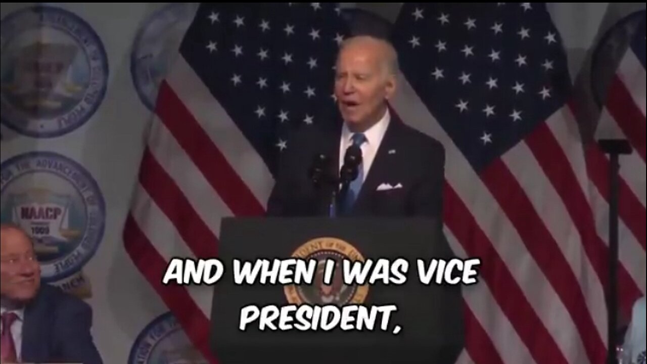 Biden claims he was Vice President during the 2020 Pandemic, his memory is gone