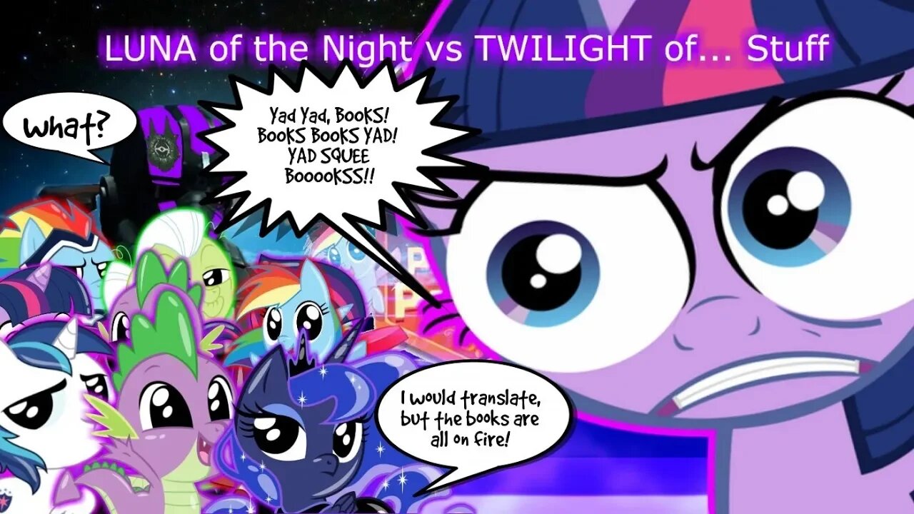 Luna & her Army of the Night vs Head Master Twilight Sparkle!