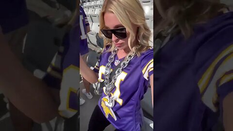 The Panthers fans hated me! Vikings 1st win felt like winning the lottery 💜 Rae Official TikTok