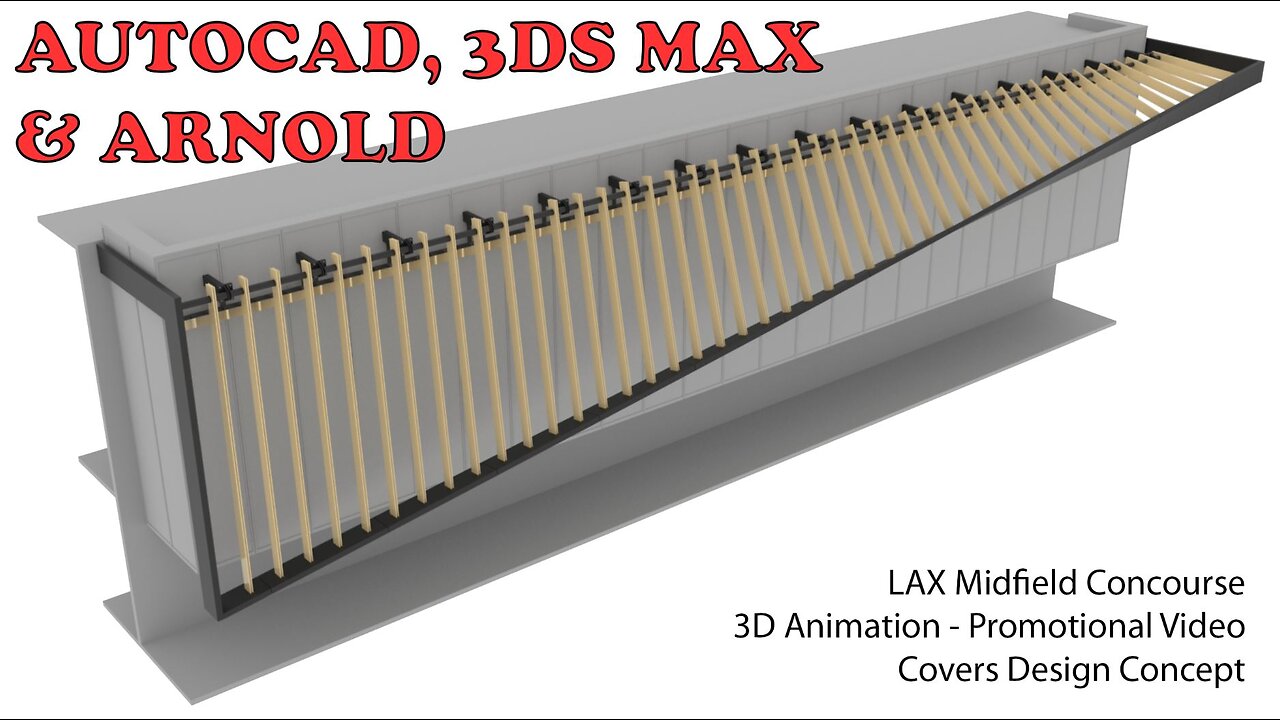 LAX Midfield Concourse - 3D Animation