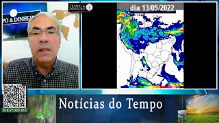 Previsão do tempo mostra chuvas isoladas, frio e seca se estabelecendo