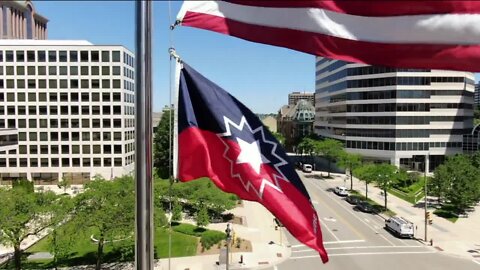 Juneteenth flag raised at Milwaukee City Hall for third year in a row during special ceremony