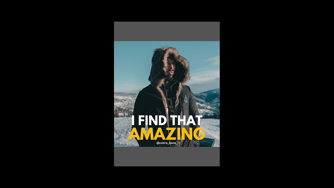 i found that amazing...