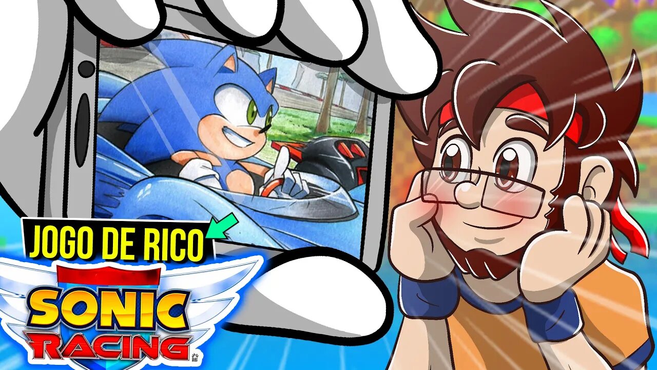 SONIC RACING é o JOGO do SONIC para CELULAR de RICO