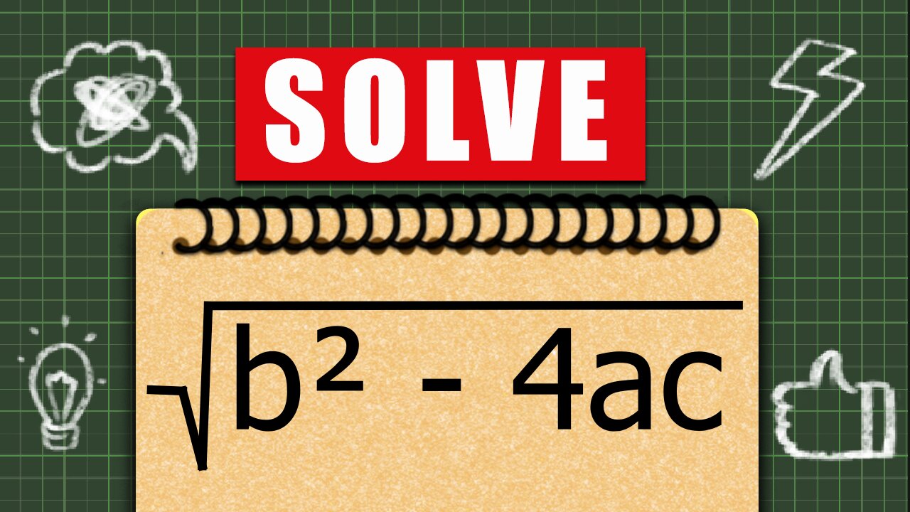 Using the discriminant of the quadratic formula to find the number of roots.