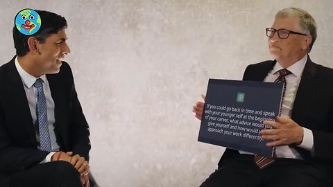 ‘AI’ interviews Gates and Sunak