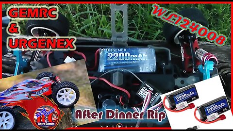 After Dinner RIP - Track Time - wltoys 124008 - TESTING - Breakage - GEMRC & URGENEX