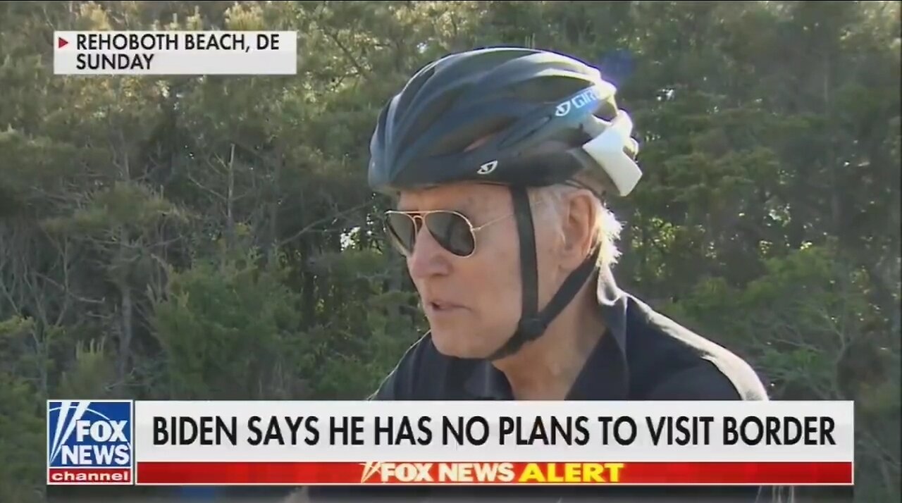 Biden From His Bike: Border Is Better Than You Expected