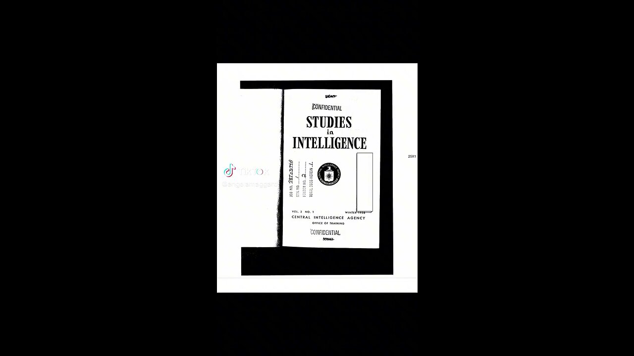 The Study of Intelligence