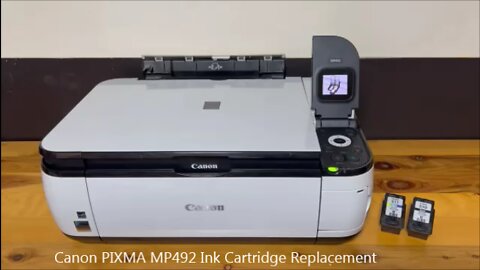 Canon PIXMA MP492 Ink Cartridge Replacement