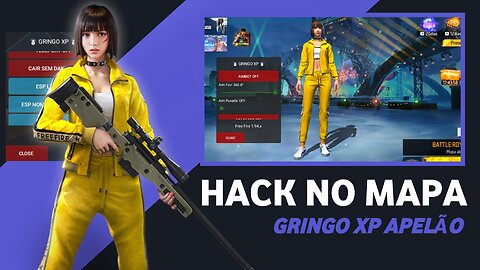 NOVO MOD MENU HACK GRINGO XP APELÃO FREE FIRE