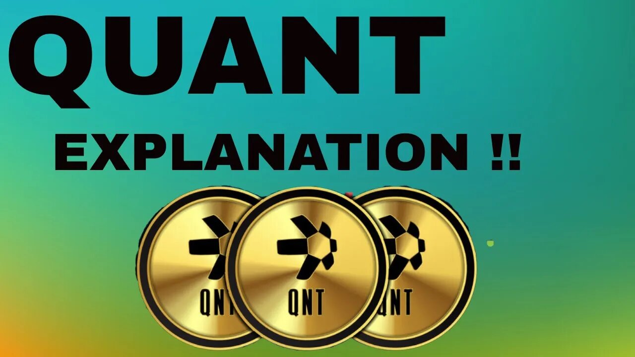 QUANT TOKEN FULL EXPLANATION !!