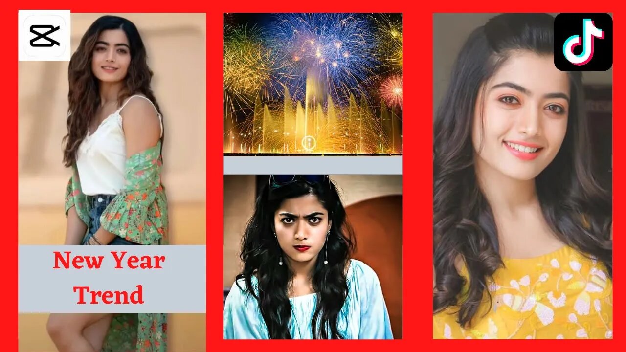 Happy New Year Video Editing in Capcut | Tiktok Trending New Year Video Tutorial | New Year Tiktok