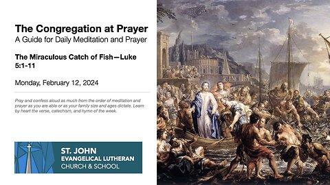 The Miraculous Catch of Fish—Luke 5:1-11