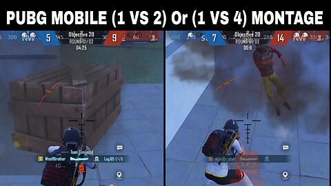 Pubg Mobile 1 vs 2 Or 1 vs 4 Montage #pubgmobile #pubgmobileindia #gaming#trending #shorts