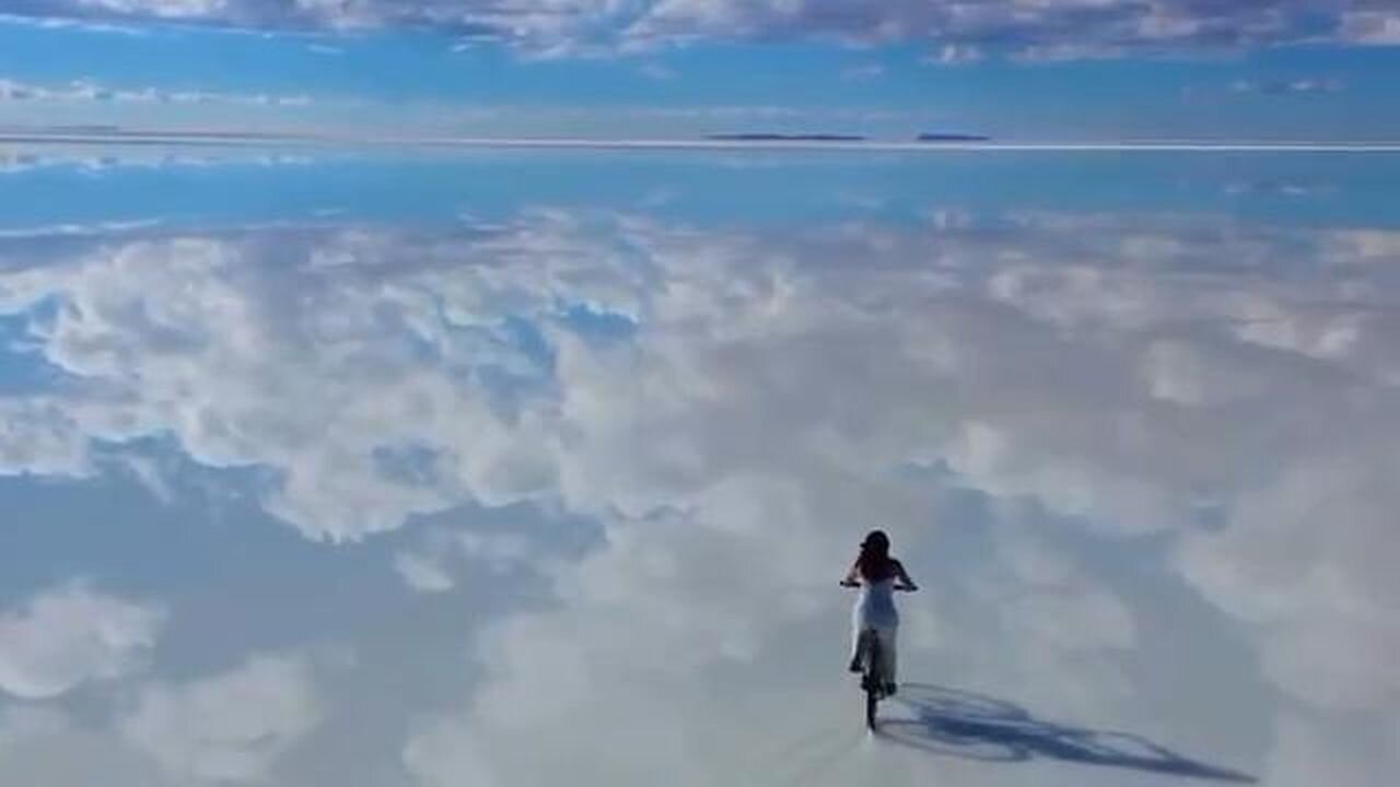 Salar de Uyuni, Bolivia; the world’s largest salt flats, also known as “The Mirror of God.”