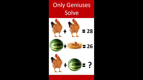 Only a Genius can Solve