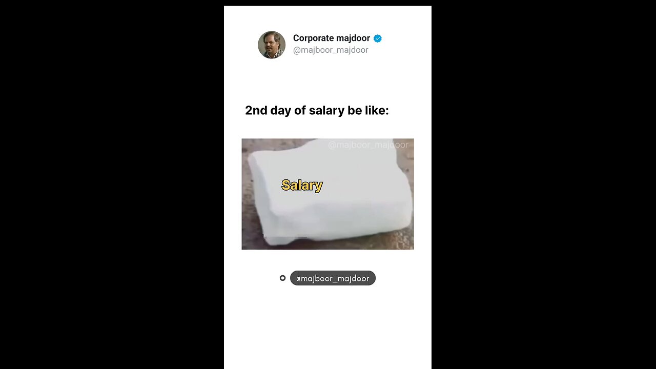 2nd Day of salary