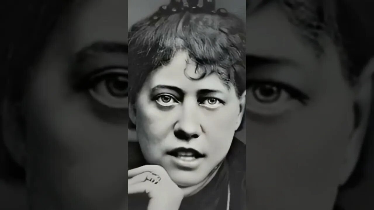 Madame Blavatsky Explains Spiritualism in 60 Seconds