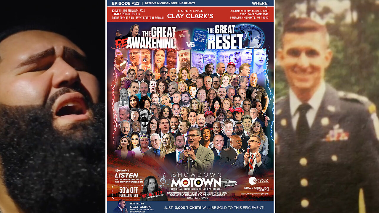 General Flynn | Join Flynn, Eric Trump, Kash Patel, Alina Habba, Dr Stella, Julie Green, Mel K, Amanda Grace, Pastor Burns, Breuer & Team America At the June 7-8 ReAwaken Tour (27 Tix Remain) Request Tix Via Text At: 918-851-0102