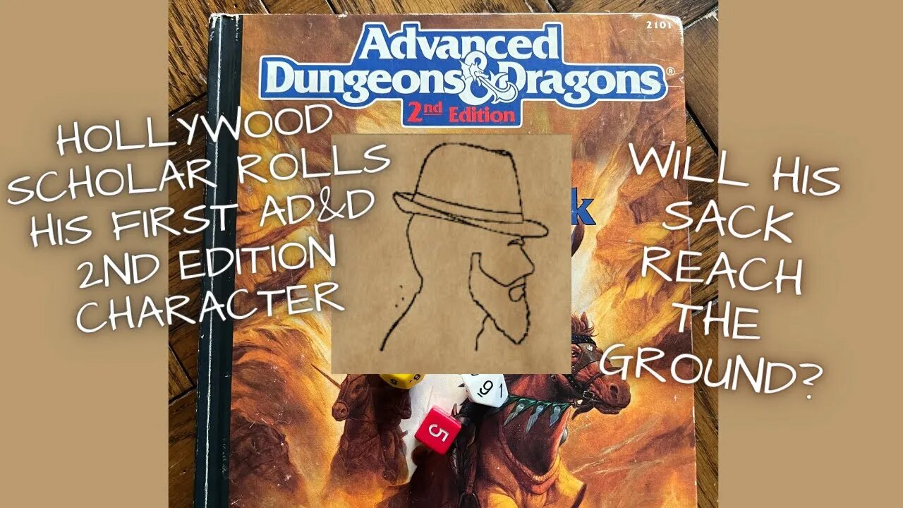 AD&D 2nd Edition Random Encounters 'snack size' Part 6 - Hollywood Scholar has a heavy sack