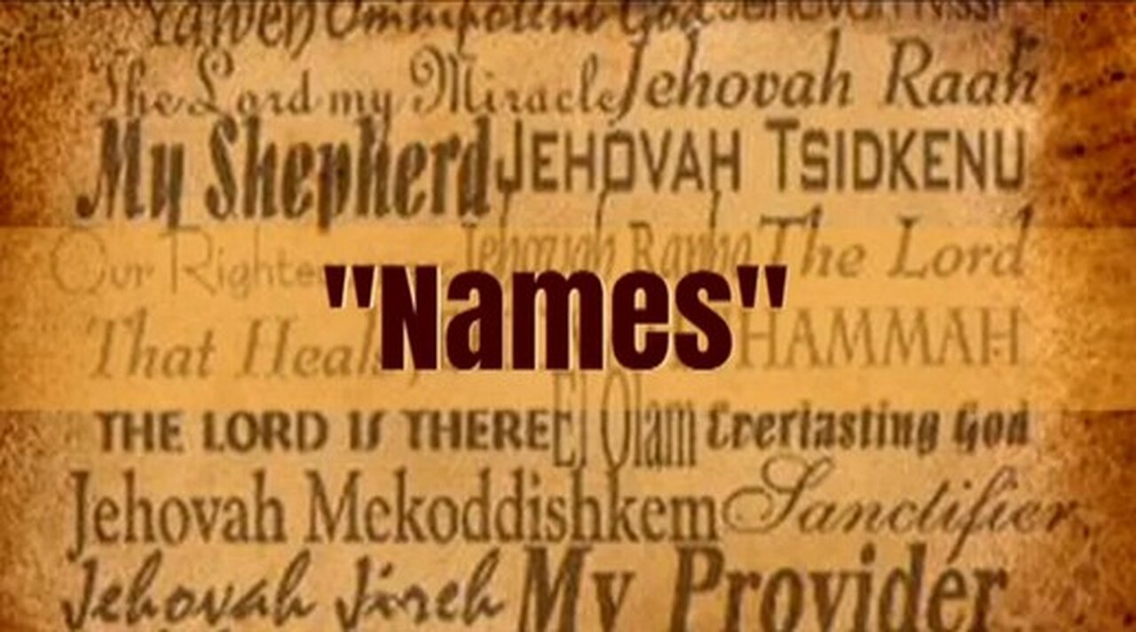 +86 "NAMES" Selected Scriptures