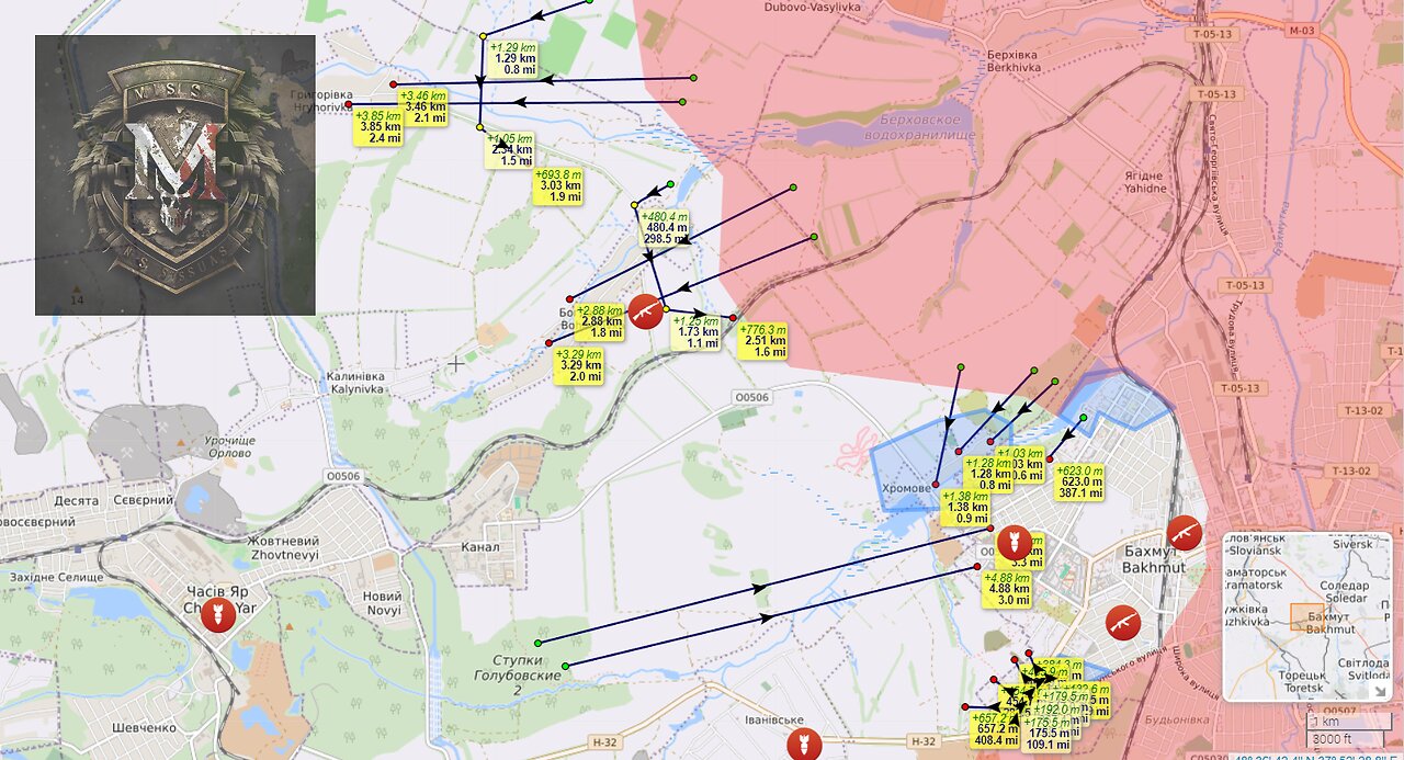 Bakhmut cauldron. Analysis of secret documents. Military Summary And Analysis 2023.04.07