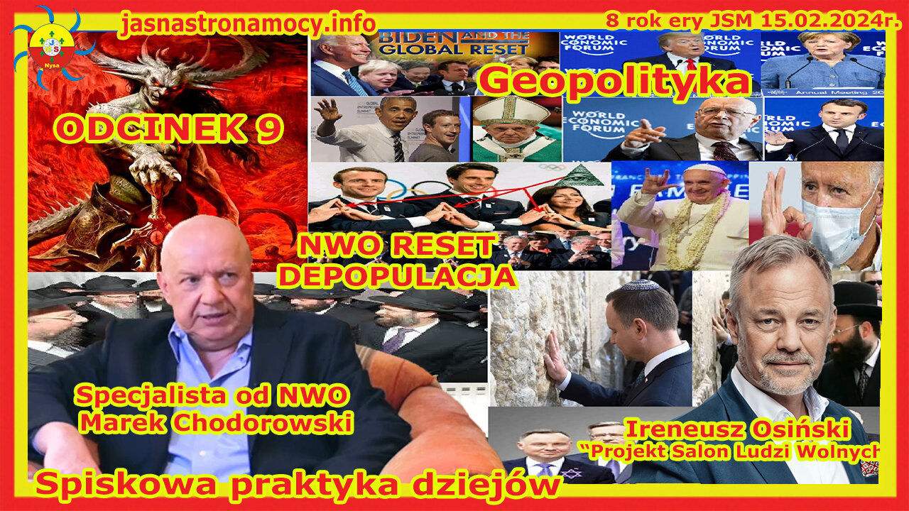 NWO RESET DEPOPULACJA Wywiad z Markiem Chodorowskim Spiskowa praktyka dziejów część 9