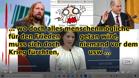 "Wo doch alles menschenmögliche für den Frieden getan wird, besteht doch keine Kriegsgefahr!!!“ ...