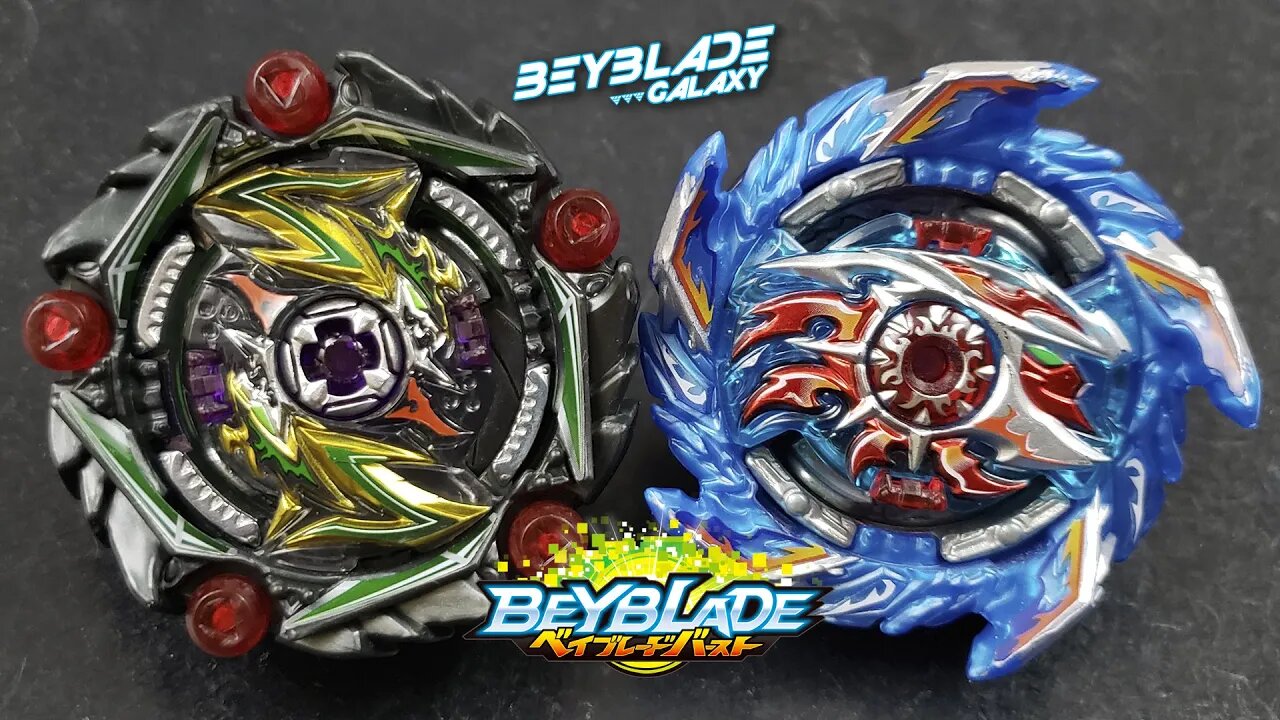 CURSE SATAN .Hr.Un 1D vs KING HELIOS .Zn 1B - Beyblade Burst ベイブレードバースト