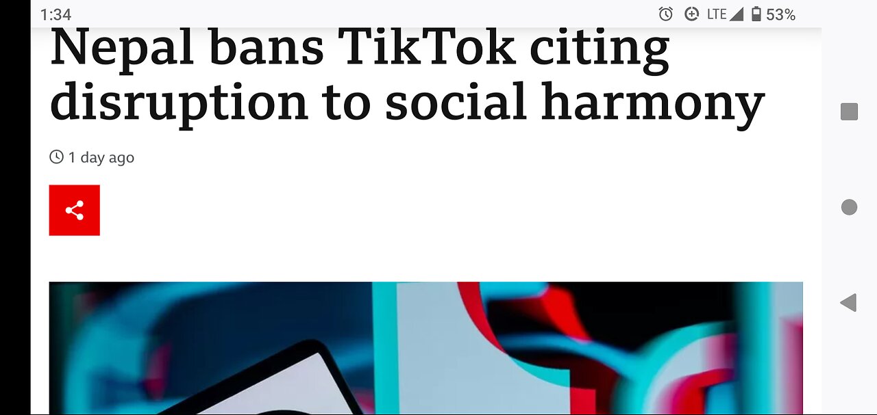 Nepal Moves to Ban Tiktok