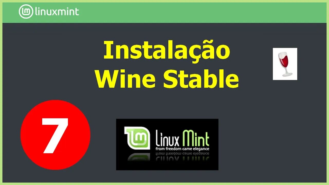 7- Como instalar Wine Stable no Linux Mint (base Ubuntu) para executar programas do Windws no Linux