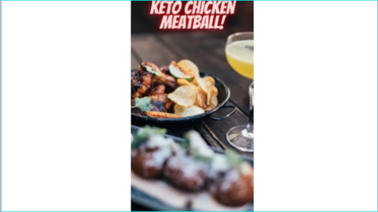 Keto Recipe Chicken Meatballs #Recipes #Keto