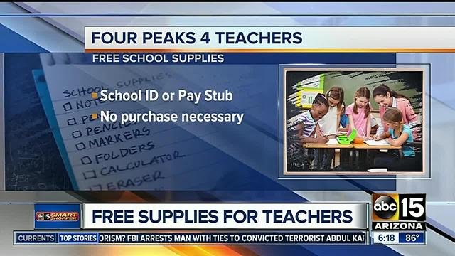 Teachers - get a voucher for a free back-to-school supply box!