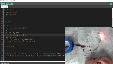 NeoPixel 222 advanced potentiometer functions