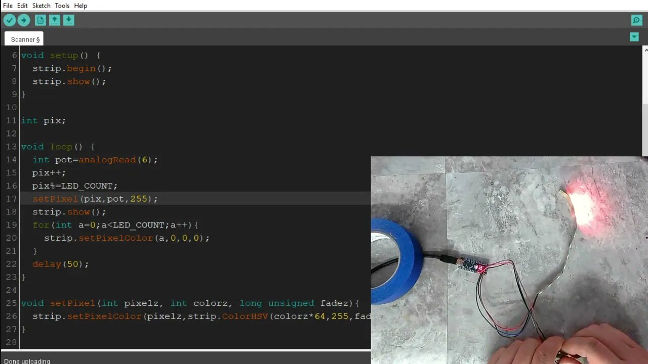 NeoPixel 222 advanced potentiometer functions
