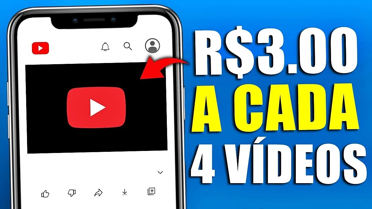 Receba $3,00 a Cada 4 Vídeos que Você Assiste | Ganhar Dinheiro Online Assistindo Vídeos