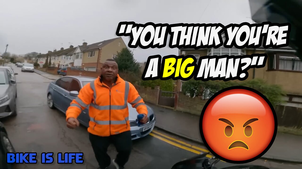 "Think You're A Big Man?" UK Bikers vs Crazy, Angry People and Bad Drivers